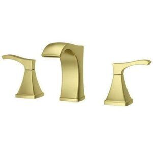 Pfister Venturi 8 In. Widespread 2-Handle Bathroom Faucet In Brushed Gold